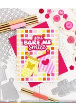 WAFFLE FLOWER WAFFLE FLOWER BAKE ME HAPPY WORD DIE SET