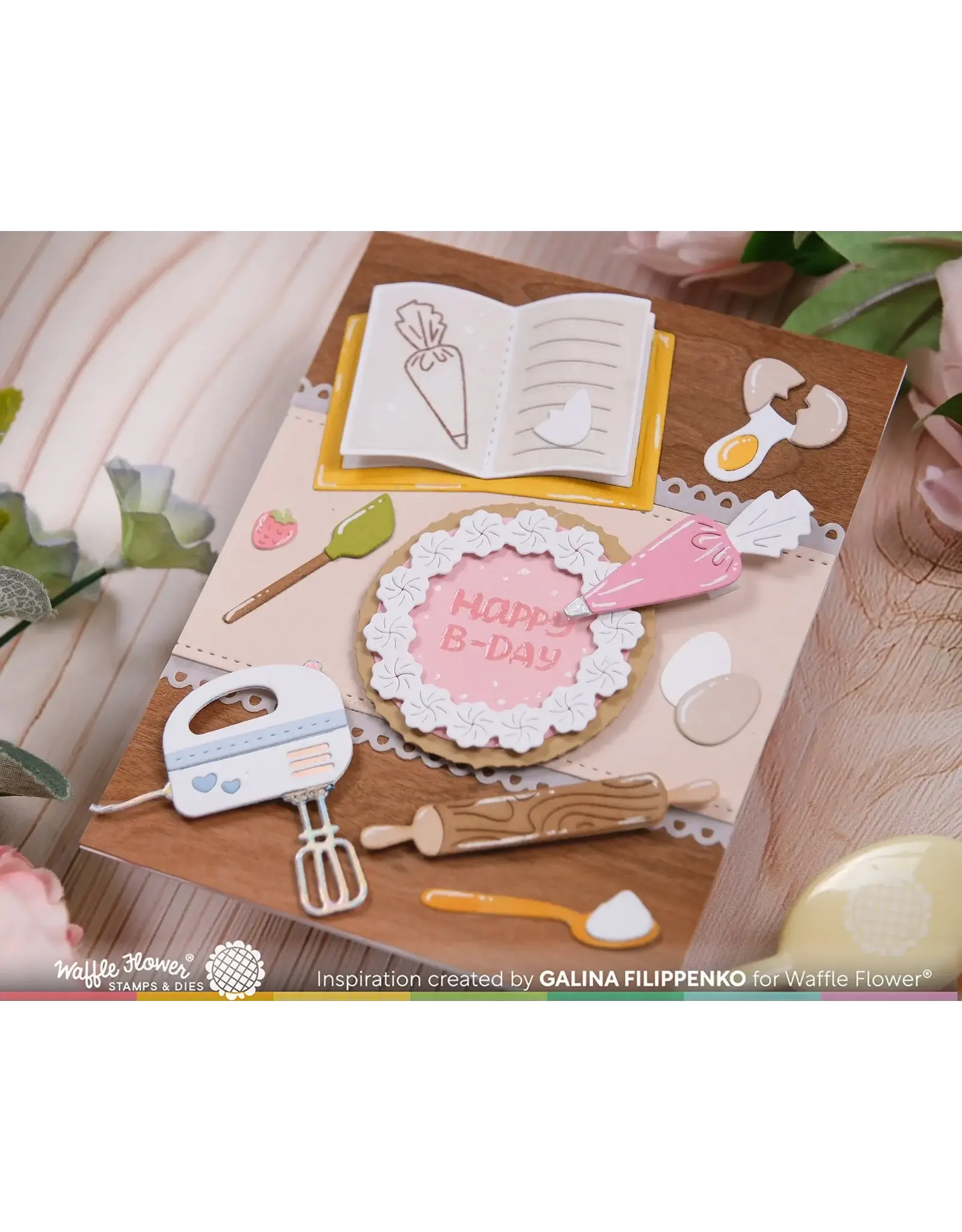 WAFFLE FLOWER WAFFLE FLOWER BAKING FUN DIE SET