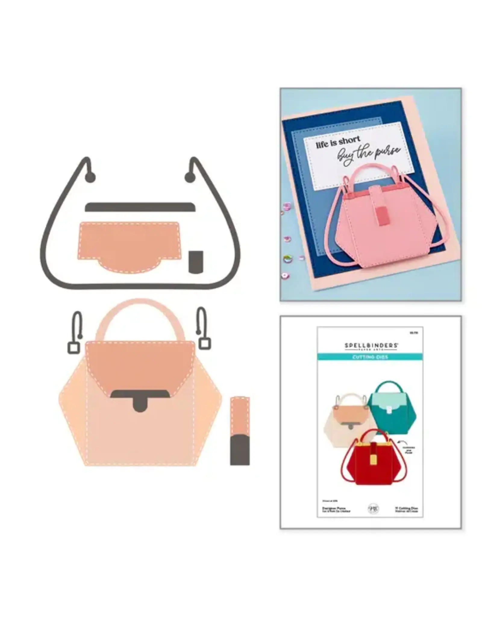 SPELLBINDERS SPELLBINDERS SHERI BALLANTYNE DESIGNER PURSE ETCHED DIE SET