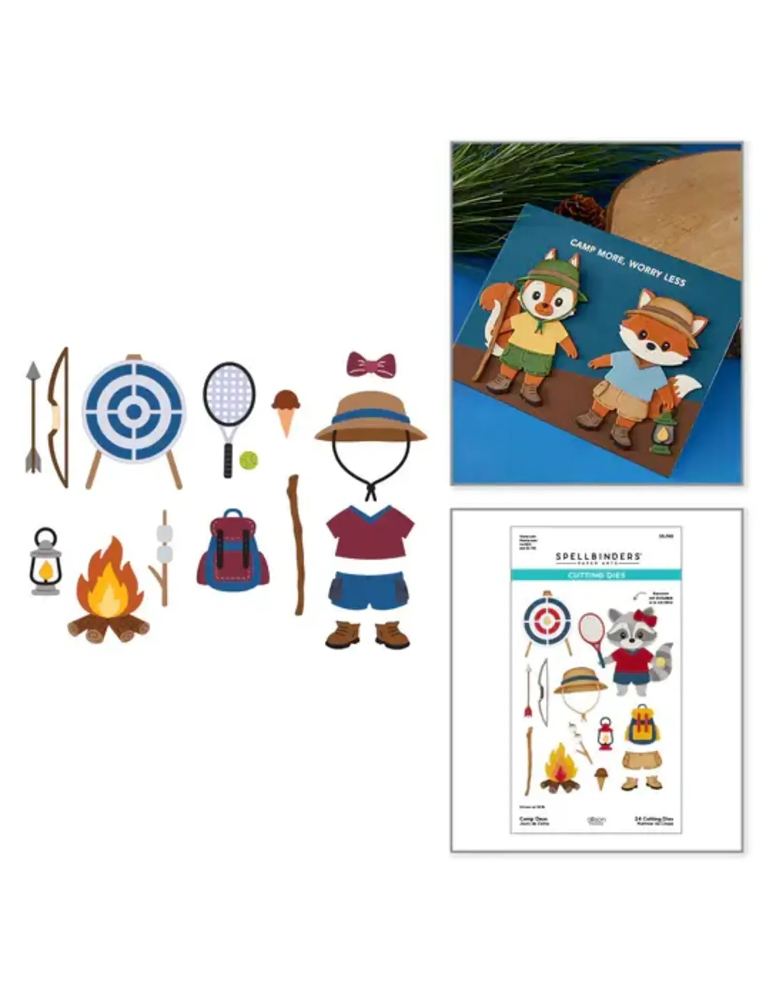 SPELLBINDERS SPELLBINDERS ALLISON FRAZIER CAMP DAYS ETCHED DIE SET