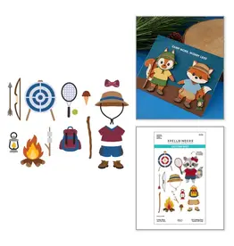 SPELLBINDERS SPELLBINDERS ALLISON FRAZIER CAMP DAYS ETCHED DIE SET