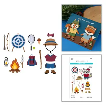 SPELLBINDERS SPELLBINDERS ALLISON FRAZIER CAMP DAYS ETCHED DIE SET