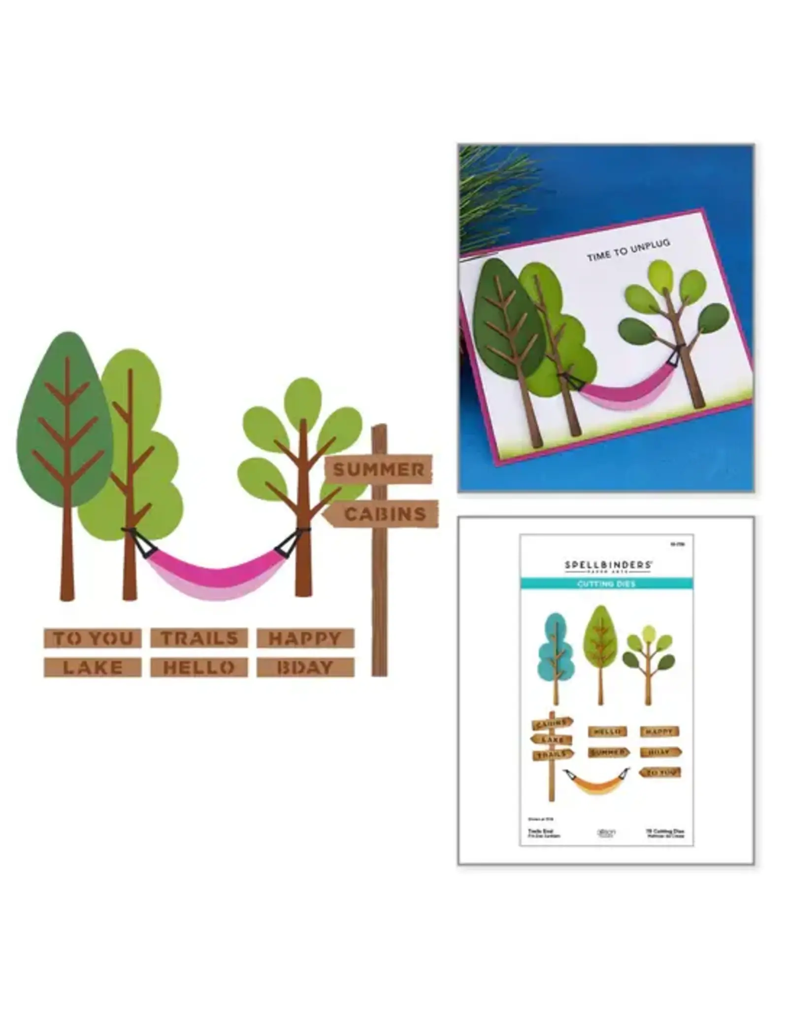 SPELLBINDERS SPELLBINDERS ALLISON FRAZIER TRAILS END ETCHED DIE SET