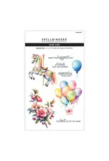 SPELLBINDERS SPELLBINDERS HAPPIEST DAY RUB-ON TRANSFERS