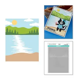SPELLBINDERS SPELLBINDERS ALLISON FRAZIER LAKESIDE MEMORIES LAYERED STENCIL SET