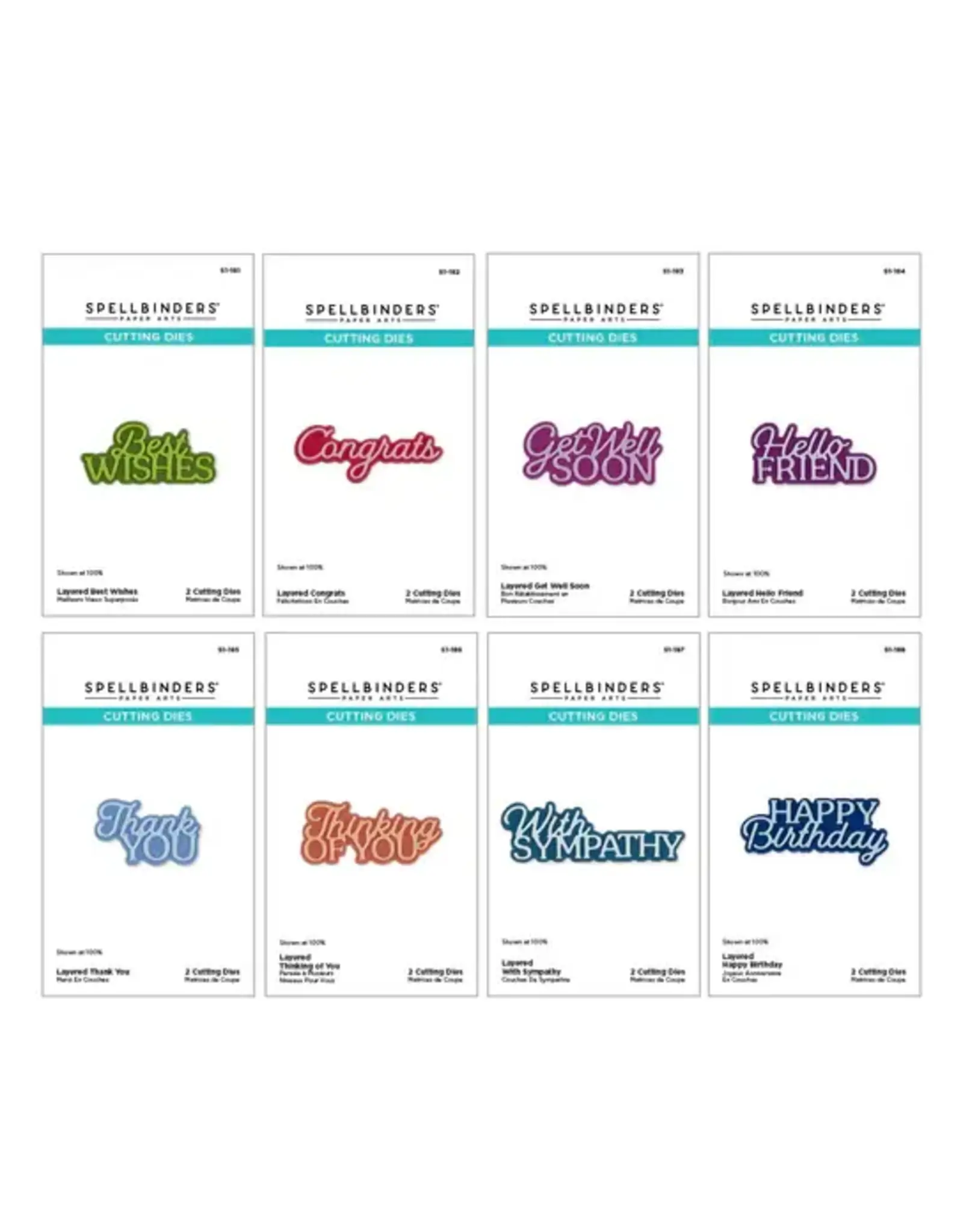 SPELLBINDERS SPELLBINDERS ESSENTIALLY YOURS SENTIMENTS I WANT IT ALL BUNDLE