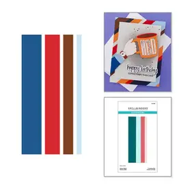 SPELLBINDERS SPELLBINDERS STRIPE RIGHT ETCHED DIE SET