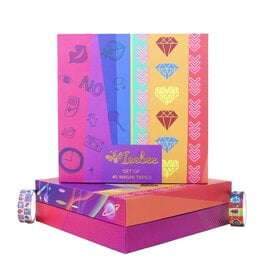 IEEBEE IEEBEE VIVID PARADISE WASHI TAPE SET 40/PK
