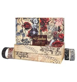 IEEBEE IEEBEE ROSE REVERIE WASHI TAPE SET 20/PK
