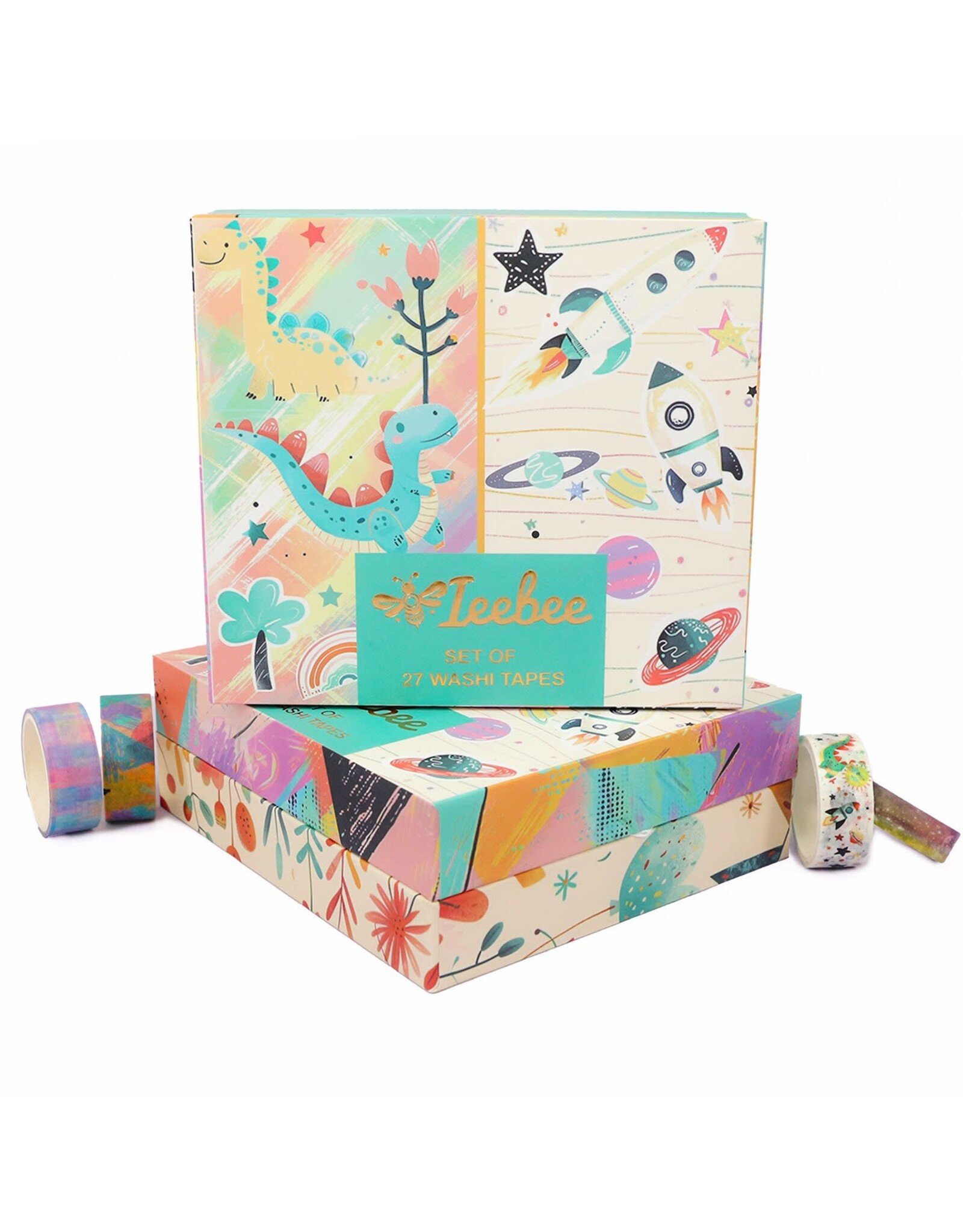 IEEBEE IEEBEE DION ADVENTURES WASHI TAPE SET 27/PK