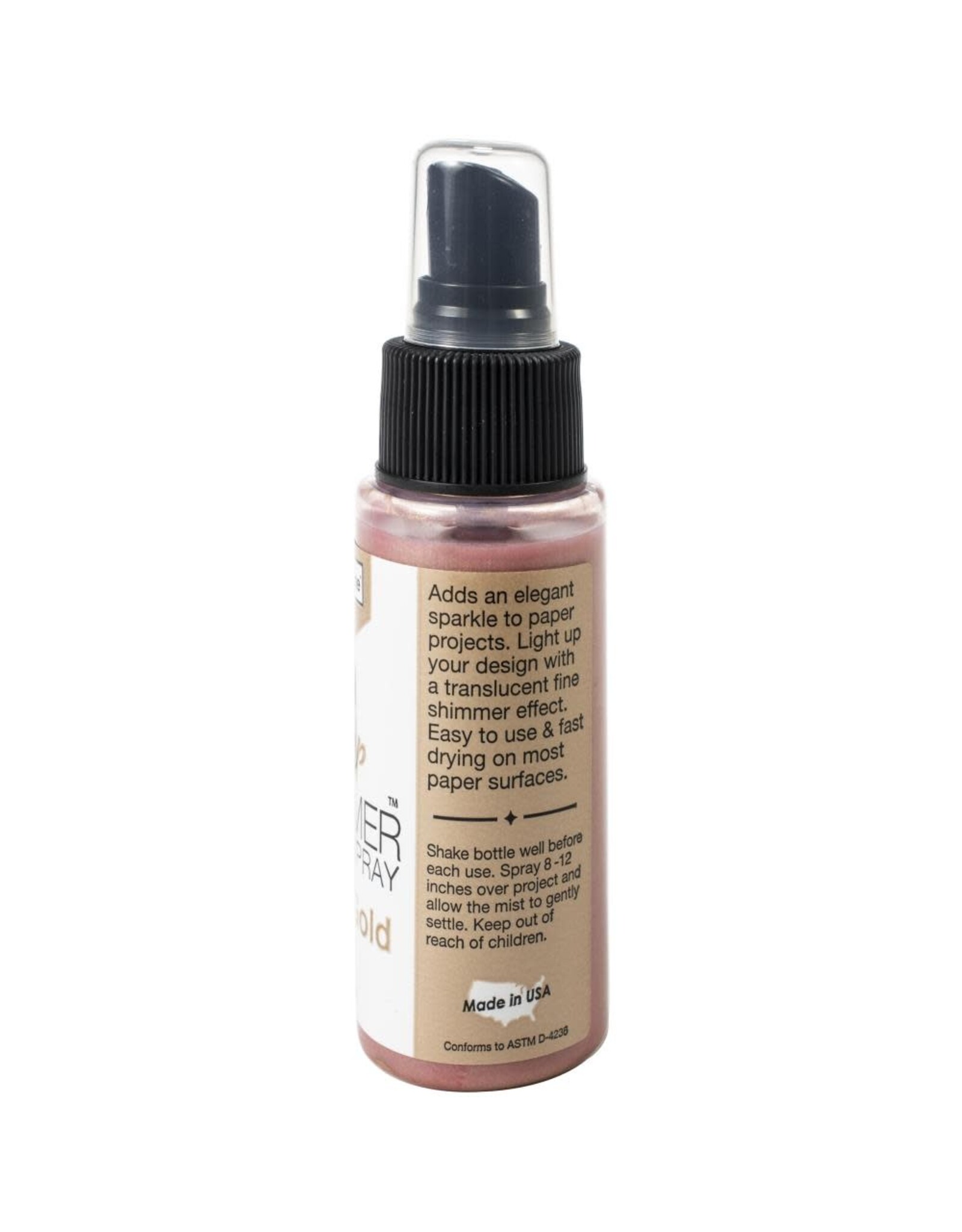 IMAGINE CRAFTS IMAGINE ROSE GOLD SHEER SHIMMER CRAFT SPRAY 2 OZ