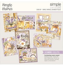 SIMPLE STORIES SIMPLE STORIES SIMPLE CARDS LAVENDER FIELDS CARD KIT