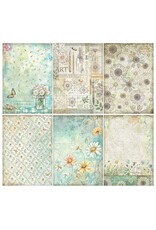 STAMPERIA STAMPERIA DAISY ART ASSORTED A4 RICE PAPER 6/PK
