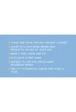 SPELLBINDERS SPELLBINDERS "OH WHAT FUN" VIRTUAL HOLIDAY CARDMAKING EVENT