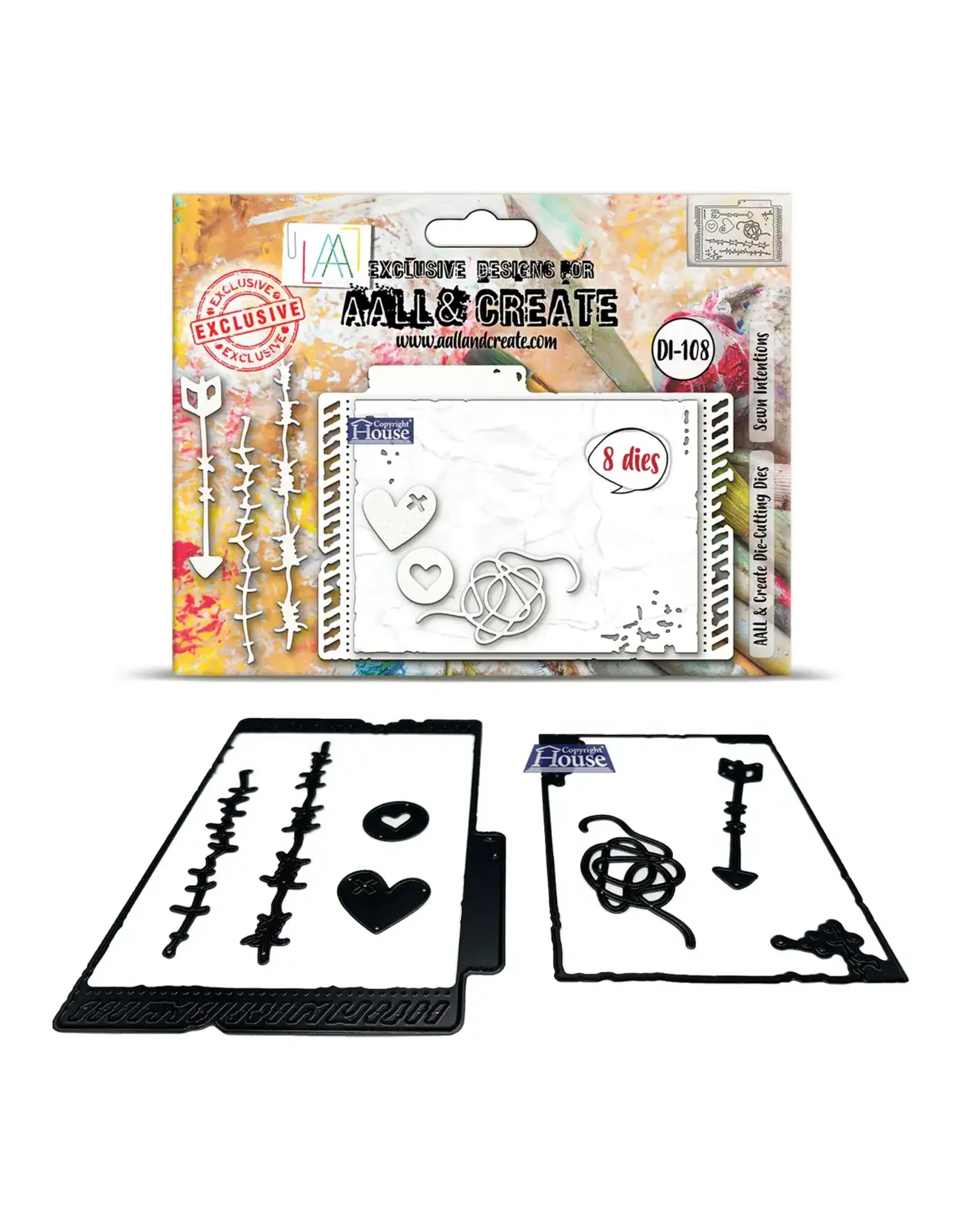 AALL & CREATE AALL & CREATE #108 SEWN INTENTIONS DIE SET