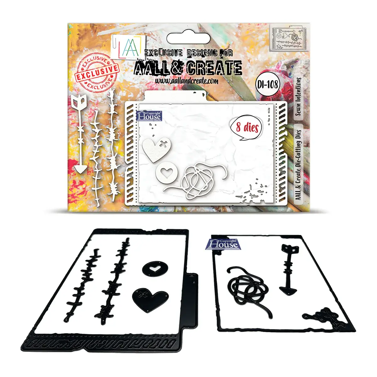 AALL & CREATE AALL & CREATE #108 SEWN INTENTIONS DIE SET