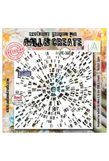 AALL & CREATE AALL & CREATE AUTOUR DE MWA #260 VECTOR SPIN 6X6 STENCIL