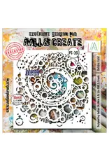 AALL & CREATE AALL & CREATE AUTOUR DE MWA #261 BUBBLE FIELD 6X6 STENCIL