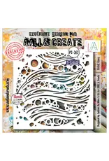 AALL & CREATE AALL & CREATE AUTOUR DE MWA #262 ORBIT LINES 6X6 STENCIL