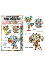 AALL & CREATE AALL & CREATE AUTOUR DE MWA #1404 YOU'RE PAWSOME A6 CLEAR STAMP SET