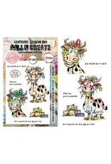 AALL & CREATE AALL & CREATE AUTOUR DE MWA #1407 HOLY COW! A6 CLEAR STAMP SET