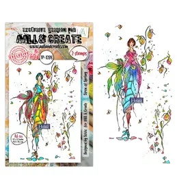 AALL & CREATE AALL & CREATE SOIZIC #1398 SIREN OF SPRING A6 CLEAR STAMP SET