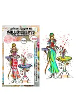 AALL & CREATE AALL & CREATE SOIZIC #1401 ART OF BOUQUET A6 CLEAR STAMP SET