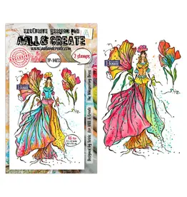 AALL & CREATE AALL & CREATE SOIZIC #1403 WHISPERING DRESS A6 CLEAR STAMP SET