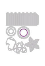 SIZZIX SIZZIX TIM HOLTZ THINLITS VAULT ROSETTES DIE SET