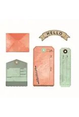 SIZZIX SIZZIX 49 AND MARKET TAG IT FRAMELITS DIE AND CLEAR STAMP SET