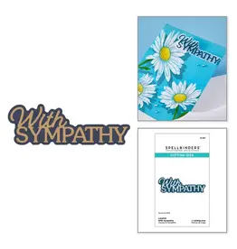SPELLBINDERS SPELLBINDERS ESSENTIALLY YOURS SENTIMENTS LAYERED WITH SYMPATHY DIE SET