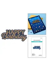 SPELLBINDERS SPELLBINDERS ESSENTIALLY YOURS SENTIMENTS LAYERED HAPPY BIRTHDAY DIE SET