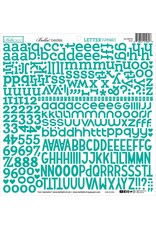 BELLA BLVD BELLA BLVD BELLA BESTIES GULF LETTER SCRAMBLE 12x12 ALPHA CARDSTOCK STICKERS