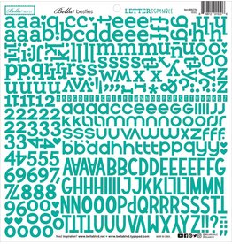 BELLA BLVD BELLA BLVD BELLA BESTIES GULF LETTER SCRAMBLE 12x12 ALPHA CARDSTOCK STICKERS