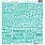 BELLA BLVD BELLA BESTIES GULF LETTER SCRAMBLE 12x12 ALPHA CARDSTOCK STICKERS
