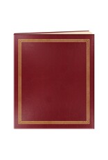 PIONEER PIONEER BURGUNDY POST-BOUND 11.75x14 ALBUM WITH BUFF PAGES