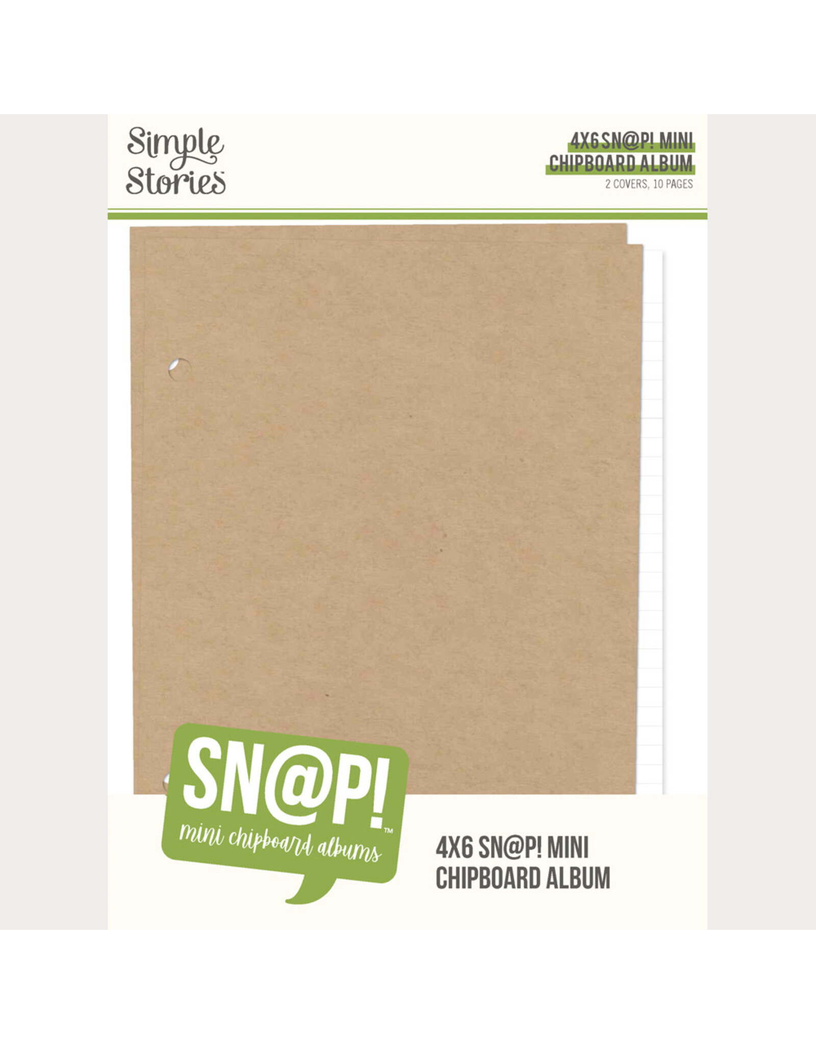 SIMPLE STORIES SIMPLE STORIES SN@P! 4x6 MINI CHIPBOARD ALBUM