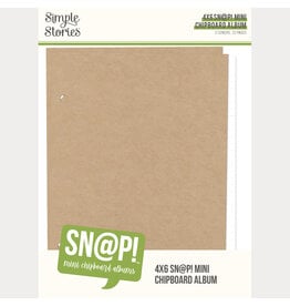SIMPLE STORIES SIMPLE STORIES SN@P! 4x6 MINI CHIPBOARD ALBUM