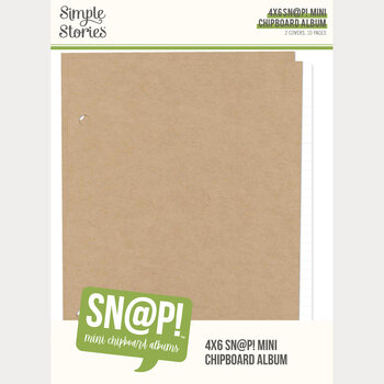 SIMPLE STORIES SIMPLE STORIES SN@P! 4x6 MINI CHIPBOARD ALBUM