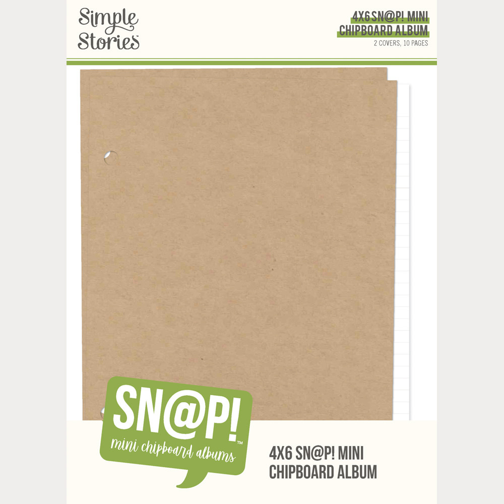 SIMPLE STORIES SIMPLE STORIES SN@P! 4x6 MINI CHIPBOARD ALBUM