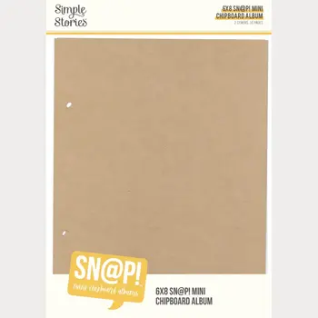 SIMPLE STORIES SIMPLE STORIES SN@P! 6x8 MINI CHIPBOARD ALBUM