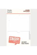 SIMPLE STORIES SIMPLE STORIES SN@P! 4x6 POCKET BINDER INSERTS