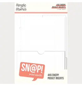 SIMPLE STORIES SIMPLE STORIES SN@P! 4x6 POCKET BINDER INSERTS