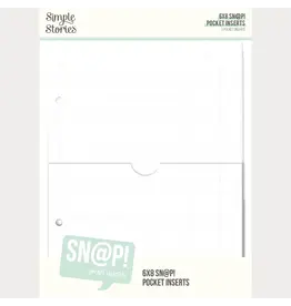 SIMPLE STORIES SIMPLE STORIES SN@P! 6x8 POCKET BINDER INSERTS
