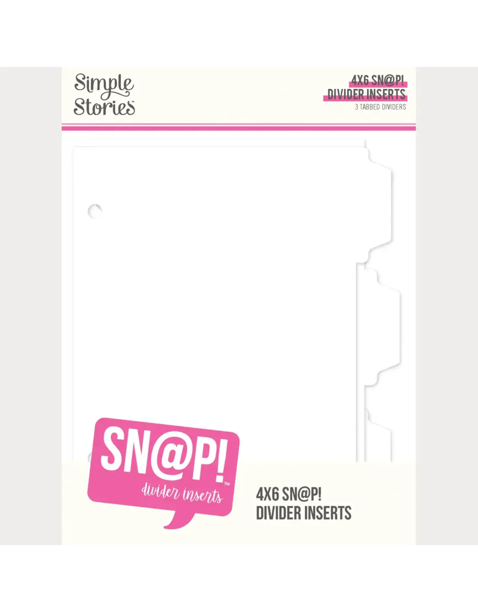 SIMPLE STORIES SIMPLE STORIES SN@P! 4x6 DIVIDER BINDER INSERTS