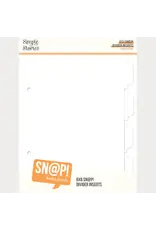 SIMPLE STORIES SIMPLE STORIES SN@P! 6x8 DIVIDER BINDER INSERTS