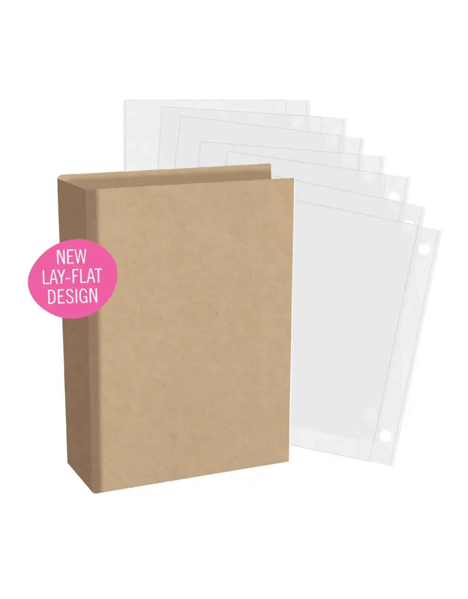 SIMPLE STORIES SIMPLE STORIES SN@P! 4x6 SIMPLE KRAFT CHIPBOARD ALBUM