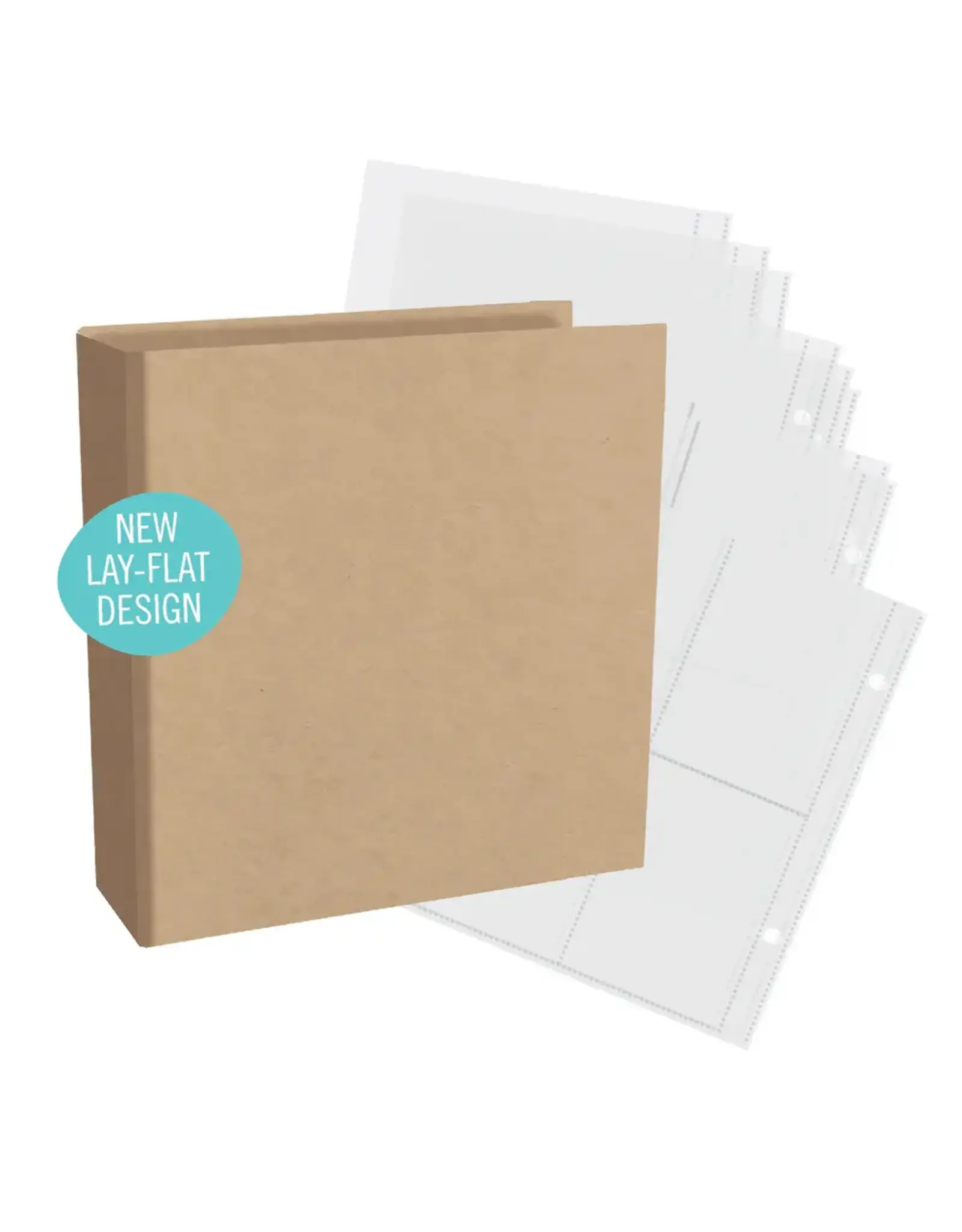 SIMPLE STORIES SIMPLE STORIES SN@P! 6x8 SIMPLE KRAFT CHIPBOARD ALBUM