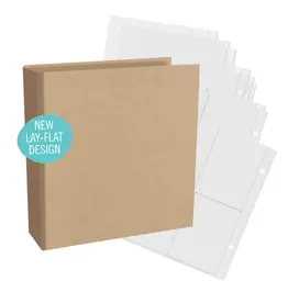 SIMPLE STORIES SIMPLE STORIES SN@P! 6x8 SIMPLE KRAFT CHIPBOARD ALBUM