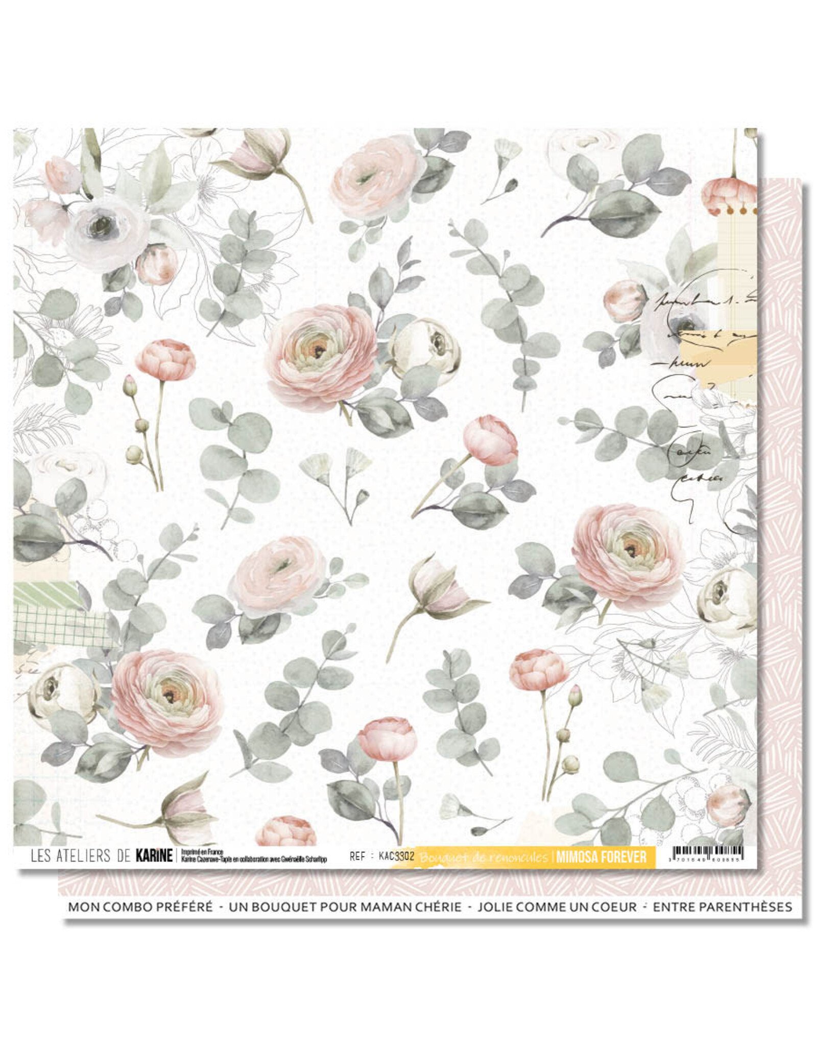 LES ATELIERS DE KARINE LES ATELIERS DE KARINE MIMOSA FOREVER 12x12 COLLECTION PACK